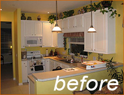 kitchen remodeling before